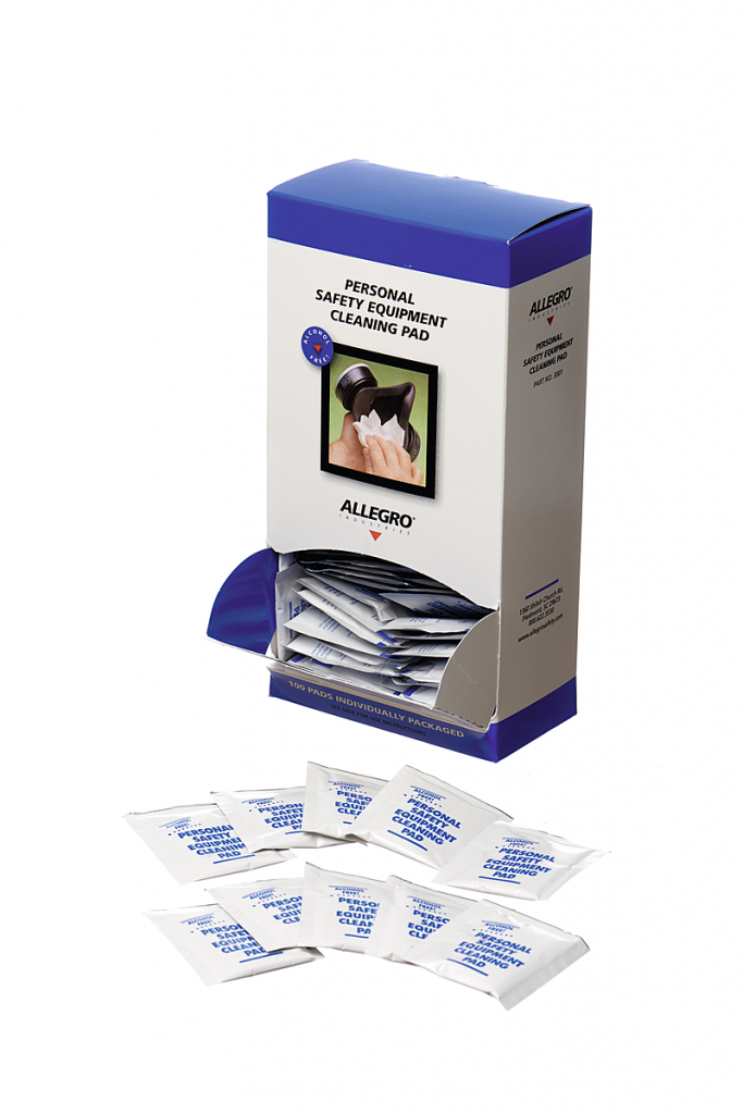 WIPES RESPIRATOR ALCOHOL FREE 100/BX, Draeger 4053845 Caribbean