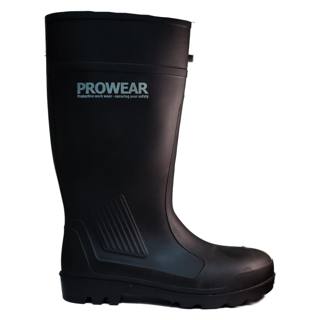 mens black steel toe boots