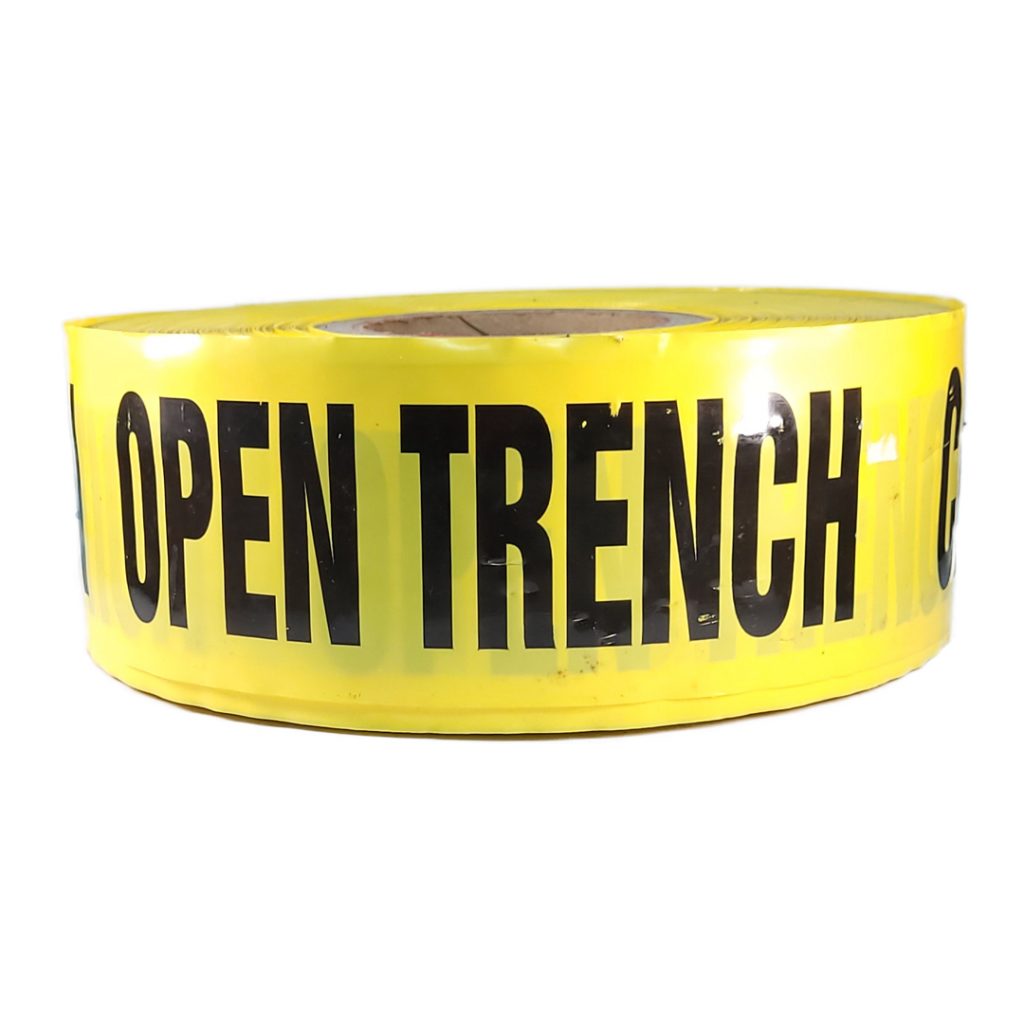 Open Trench Caution Tape 1000ft Caribbean Safety Products Ltd.
